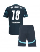 RB Leipzig Arthur Vermeeren #18 Alternativní dres pro děti 2024-25 Krátký Rukáv (+ trenýrky)